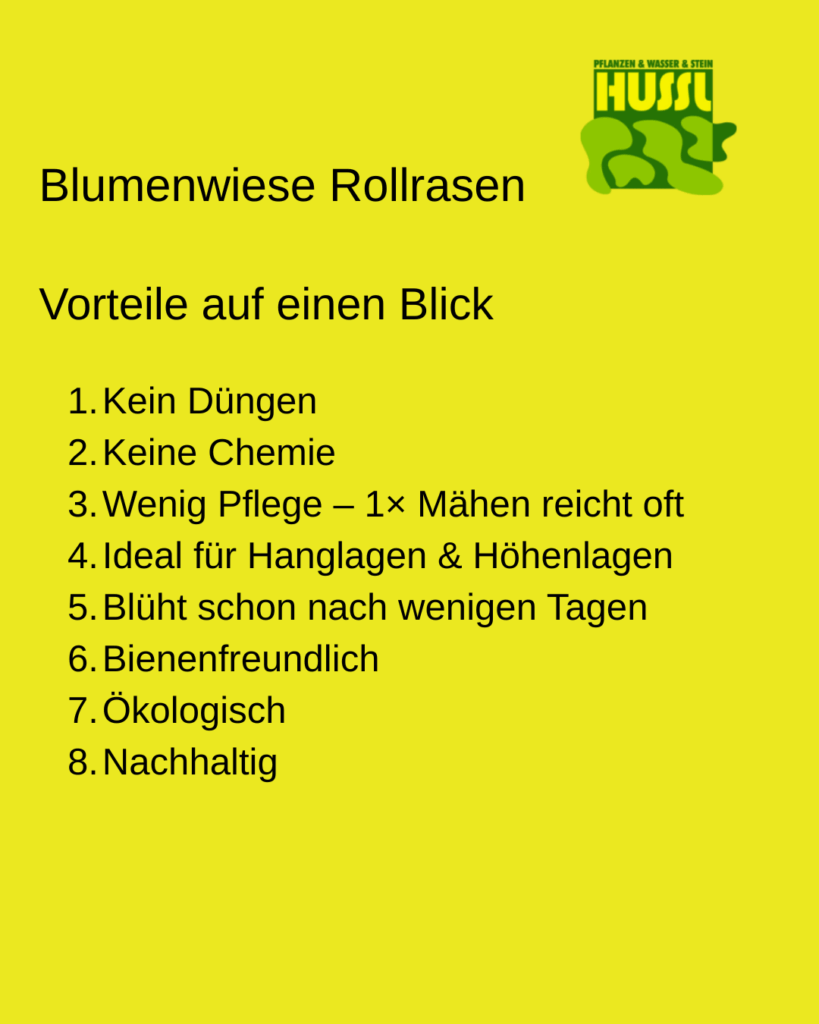 Blumenwiese Rollrasen
