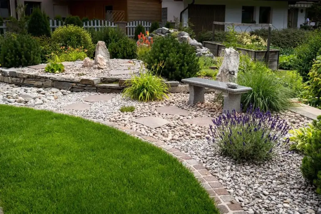 Gartenplanung großer Garten in Tirol – Beispiel aus einem Tiroler Familiengarten